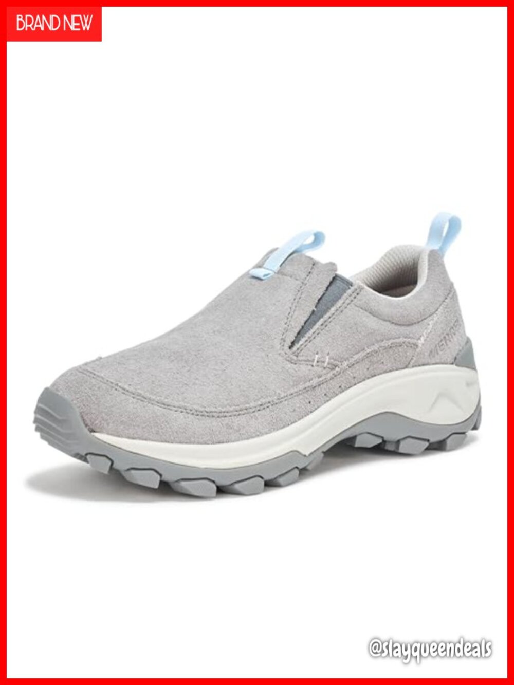Nessa Moc Suede Leather Slip-On Loafers Casual Comfort Shoes